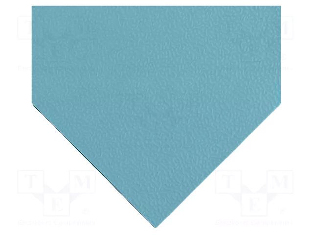 Mat: bench; ESD; blue (bright); L: 1.2m; Width: 0.6m; Thick: 2mm ANTISTAT ATS-082-0017