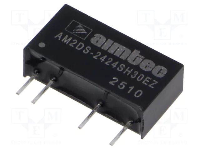 Converter: DC/DC; 2W; Uin: 21.6÷26.4VDC; Uout: 24VDC; Iout: 84mA AIMTEC AM2DS-2424SH30EZ