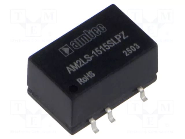 Converter: DC/DC; 2W; Uin: 13.5÷16.5VDC; Uout: 15VDC; Iin: 161mA AIMTEC AM2LS-1515SLPZ