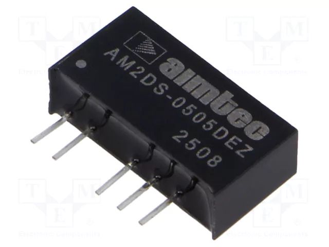 Converter: DC/DC; 2W; Uin: 4.5÷5.5VDC; Uout: -5VDC; Uout2: 5VDC; SIP7 AIMTEC AM2DS-0505DEZ