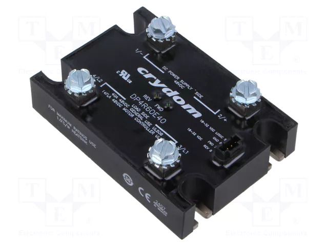 Relay: solid state; Ucntrl: 18÷32VDC; 40A; 1÷48VDC; DP; -30÷80°C SENSATA / CRYDOM DP4R60E40