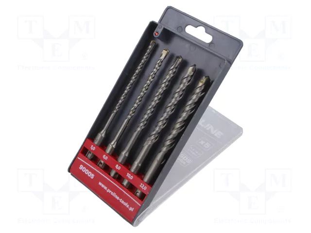 Drill set; for concrete; concrete,brick type materials PROLINE PRE-90005