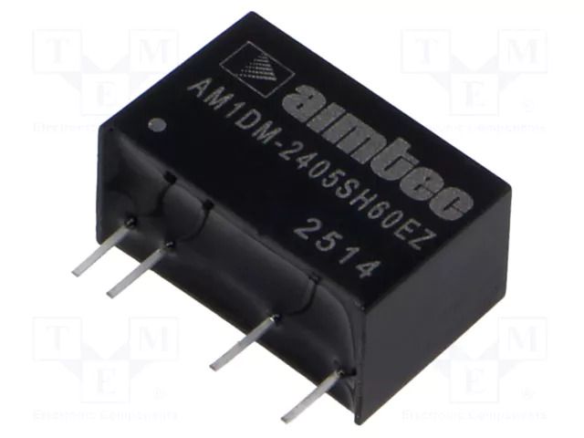 Converter: DC/DC; 1W; Uin: 21.6÷26.4VDC; Uout: 5VDC; Iout: 200mA AIMTEC AM1DM-2405SH60EZ