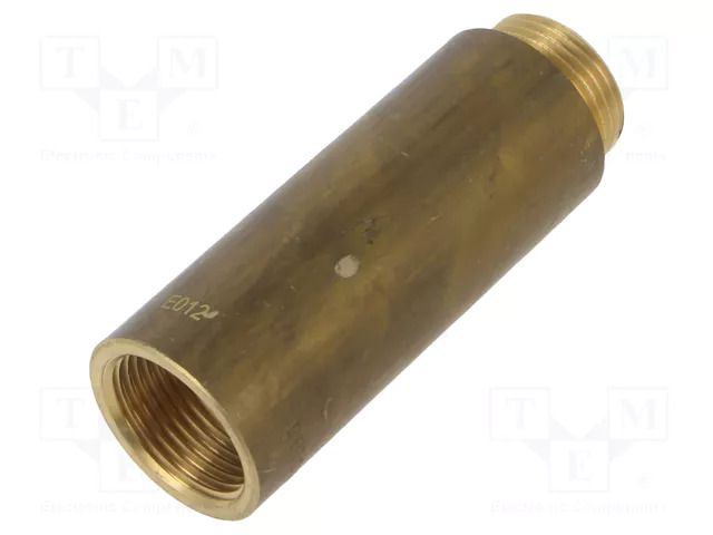 Splice terminal: extension; male-female,round; 80mm; BR GEBO 500-80-05BR
