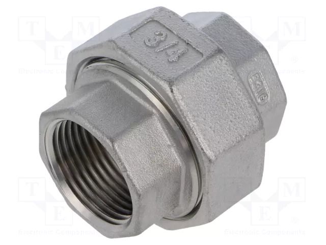 Splice terminal: double connector; max.10.5bar; Thread: G 3/4" GEBO 6330-034
