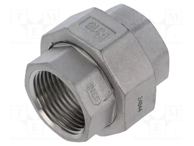 Splice terminal: double connector; max.10.5bar; Thread: G 1" GEBO 6330-100