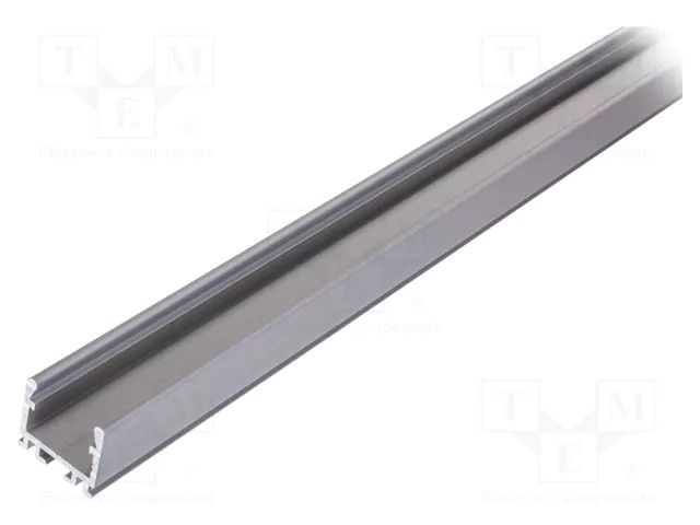 Profiles for LED modules; silver; L: 1m; OPK-4; aluminium KLUŚ K-A00370A-1M