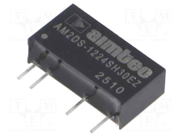 Converter: DC/DC; 2W; Uin: 10.8÷13.2VDC; Uout: 24VDC; Iout: 84mA AIMTEC AM2DS-1224SH30EZ