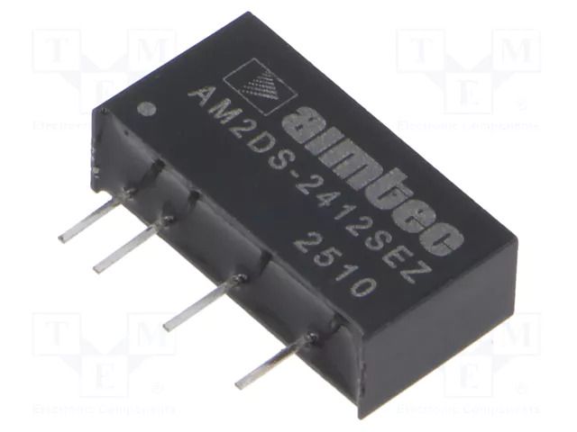 Converter: DC/DC; 2W; Uin: 21.6÷26.4VDC; Uout: 12VDC; Iout: 167mA AIMTEC AM2DS-2412SEZ