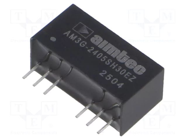 Converter: DC/DC; 3W; Uin: 18÷36VDC; Uout: 5VDC; Iout: 600mA; SIP8 AIMTEC AM3G-2405SH30EZ