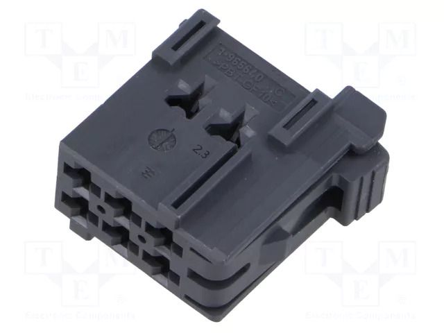Connector: wire-wire; plug; female; JPT; PIN: 6; for cable; grey; 5mm TE Connectivity 1-965640-3