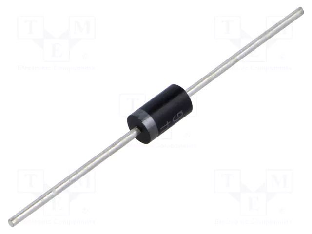 Diode: rectifying; THT; 1kV; 3A; reel,tape; Ifsm: 125A; DO201AD; 2us DIODES INCORPORATED 1N5408G-T