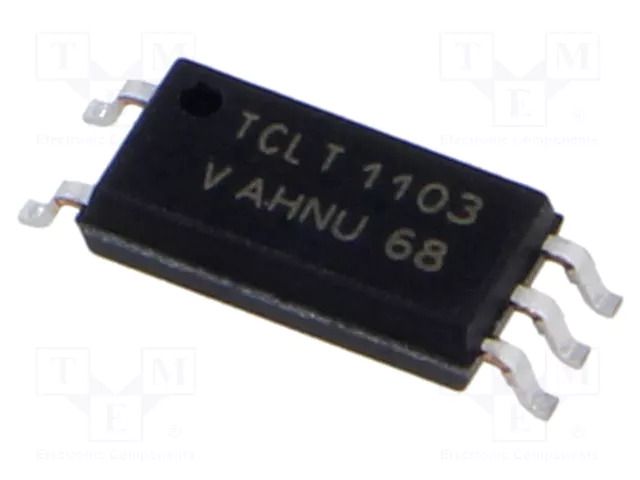 Optocoupler; SMD; Ch: 1; OUT: transistor; Uinsul: 5kV; Uce: 80V VISHAY TCLT1103