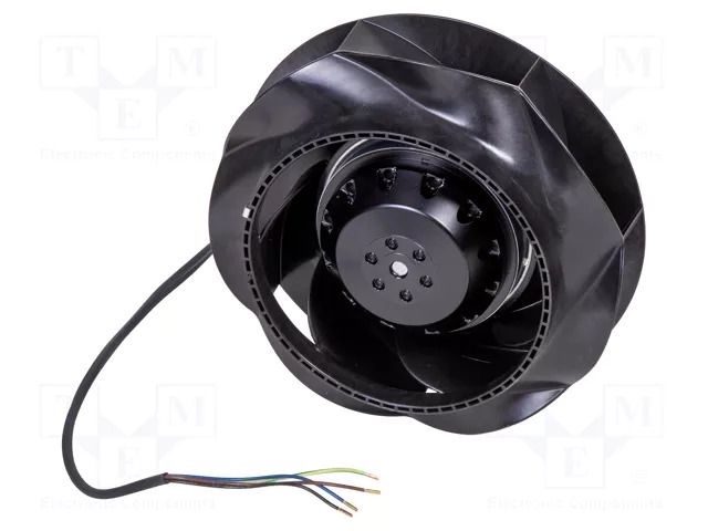 Fan: AC; radial; 400VAC; Ø190x76mm; ball; 2550rpm; IP44; Ø: 190mm EBM-PAPST R2D190-RB18-09