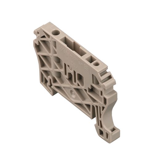 End bracket, Wemid, dark beige, Rail: TS 35, Snap-on Weidmuller 1264170000 04050118137170