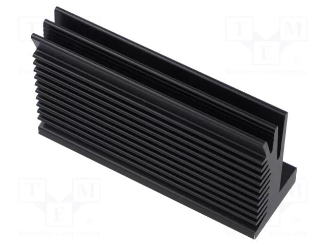 Heatsink: extruded; grilled; black; L: 84mm; W: 50mm; H: 28mm; PCB FISCHER ELEKTRONIK SK138/84/SA