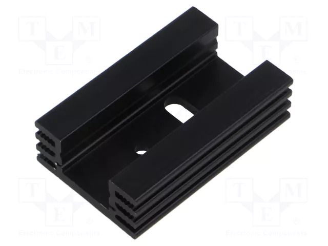 Heatsink: extruded; U; TO220; black; L: 50mm; W: 32mm; H: 14mm; 8.5K/W FISCHER ELEKTRONIK SK75/50/SA-TO220