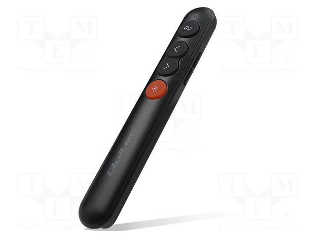 Presenter; black; USB A plug; 2.4GHz; 30m QOLTEC QOLTEC-50631