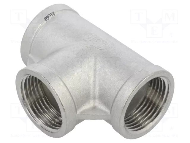 Splice terminal: tee fitting; max.10.5bar; Thread: G 1" internal GEBO 6130-100