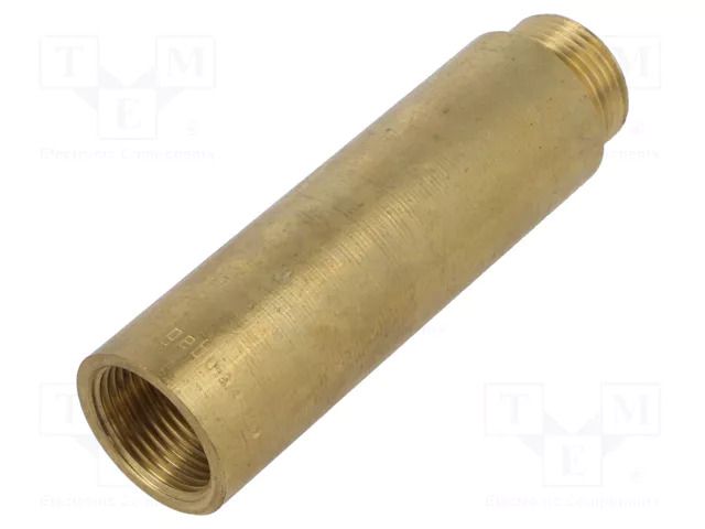 Splice terminal: extension; male-female,round; 100mm; BR GEBO 500-100-05BR