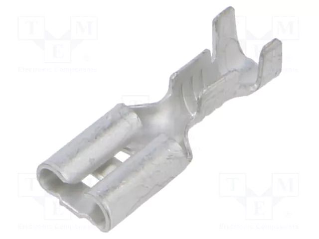 Terminal: flat; 4.8mm; 0.5mm; female; 0.5÷1.5mm2; crimped; straight TE Connectivity 5-160493-2