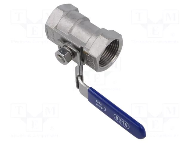 Ball valve; max.65bar@<100°C; 1.4408 stainless steel; G316 GEBO 603-100