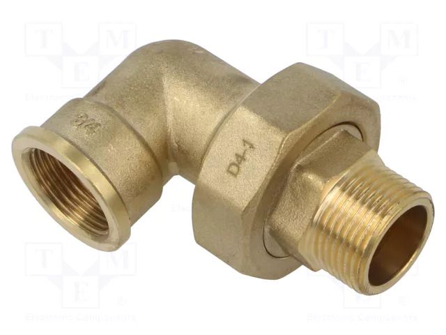 Splice terminal: 90° elbow; max.6bar@<90°C,max.16bar@10°C÷30°C GEBO 98-5BR