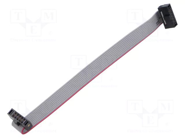 Ribbon cable with IDC connectors; IDC,both sides; 101.6mm; 4" SAMTEC FFSD05D040001N