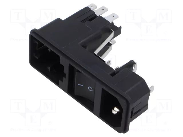 IEC 60320 connector KG Power Entry Module 10A C14 SCHURTER KG10.6101.105