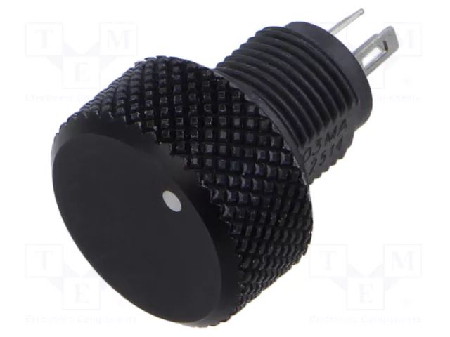 Potentiometer: shaft; single turn; 10kΩ; ±20%; 1W; linear; soldered VISHAY P16NM103MAB15