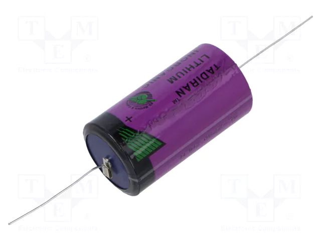 Battery: lithium (LTC); D; 3.6V; 19000mAh; non-rechargeable; axial TADIRAN SL-2780/P