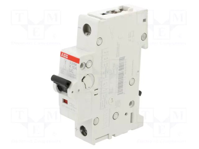 Circuit breaker; 230VAC; 220VDC; Inom: 10A; Poles: 1; Charact: K ABB S201M-K10UC