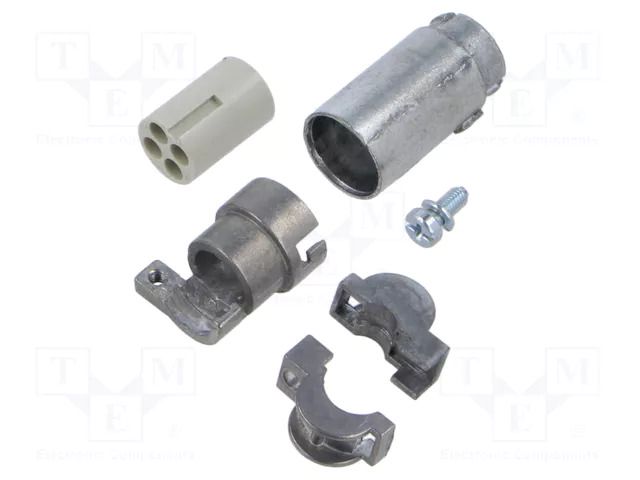 Connector: HDC; contact insert; male; MIXO BUS; PIN: 4; 10A; 50V ILME CX04BM