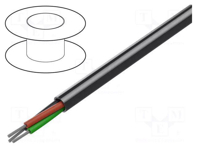 Wire; 2x22AWG; stranded; Cu; unshielded; Insulation: PVC; chrome BELDEN 8442.060500