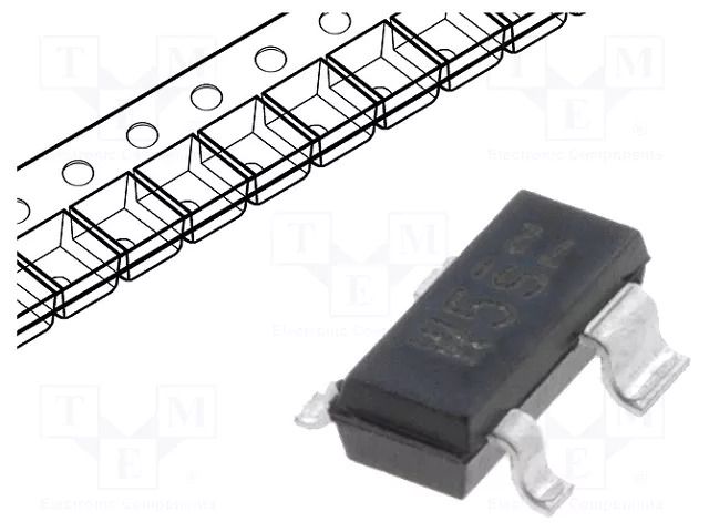 IC: driver; single transistor; current regulator,LED driver INFINEON TECHNOLOGIES BCR401R