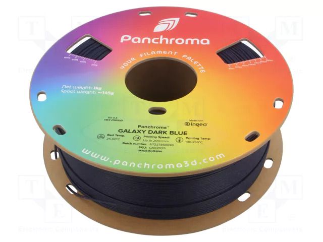Filament: PLA; 1.75mm; galaxy dark blue; 190÷230°C; 1kg POLYMAKER CA02025