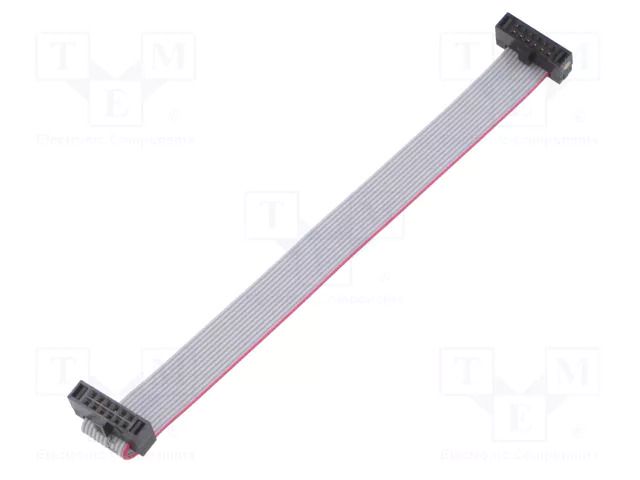 Ribbon cable with IDC connectors; IDC,both sides; 101.6mm; 4" SAMTEC FFSD06D040001NR