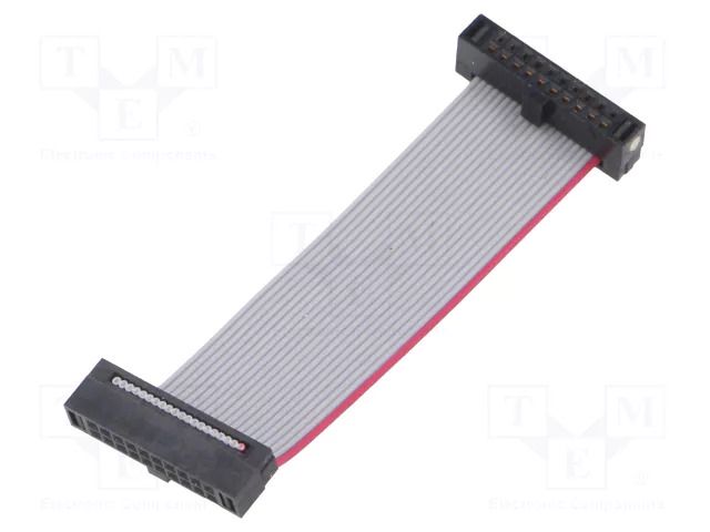 Ribbon cable with IDC connectors; IDC,both sides; 50.8mm; 2" SAMTEC FFSD10D020001NR