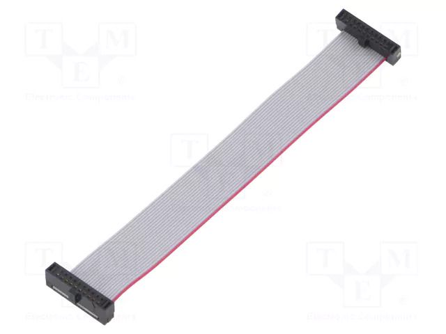Ribbon cable with IDC connectors; IDC,both sides; 101.6mm; 4" SAMTEC FFSD10D040001N