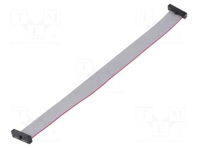 Ribbon cable with IDC connectors; IDC,both sides; 177.8mm; 7" SAMTEC FFSD10D070001N