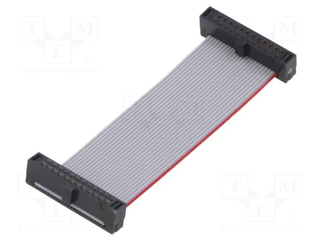 Ribbon cable with IDC connectors; IDC,both sides; 50.8mm; 2" SAMTEC FFSD12D020001N