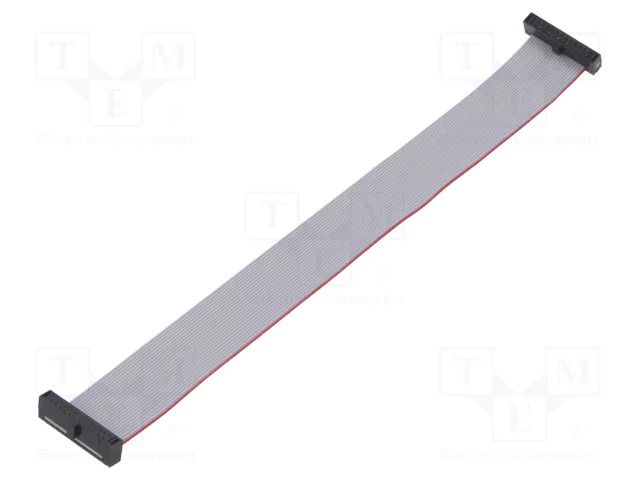 Ribbon cable with IDC connectors; IDC,both sides; 125.4mm; 6" SAMTEC FFSD12D060001N