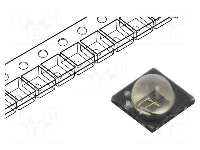 IR transmitter; 3838; 840÷870nm; transparent; 950mW; 80°; 1.7VDC BRIGHTEK (EUROPE) N0F60S73BF
