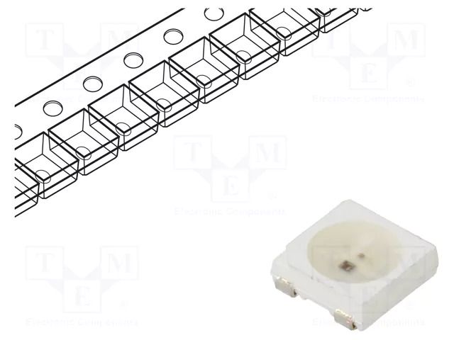 Programmable LED; RGB; SMD; 5050; 3.7÷5.5VDC; 5x5x1.6mm; 120°; 12mA BRIGHTEK (EUROPE) N0M68S40IC