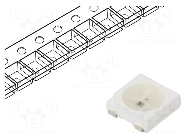 Programmable LED; RGB; SMD; 5050,PLCC4; 3.7÷5.5VDC; 5x5x1.6mm BRIGHTEK (EUROPE) N0M68S73IC