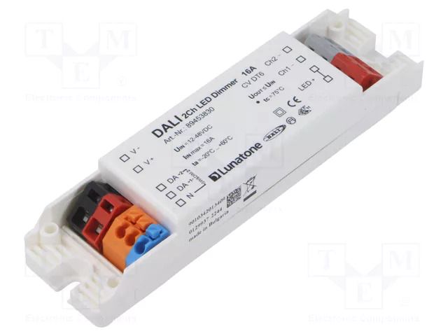 Power supply: switching; LED; 12÷48VDC; IP20; 120x30x22mm; OUT: 2 Lunatone GmbH 89453830