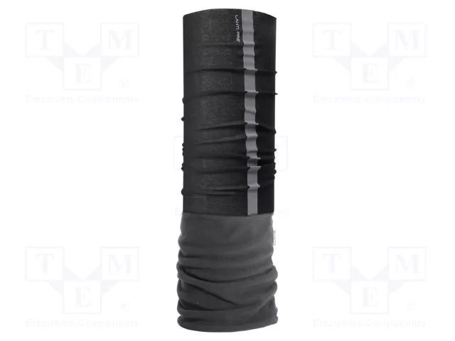 All-purpose tube scarf; flexible; black-grey; Size: one size LAHTI PRO LAHTI-L1030600