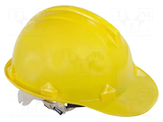 Protective helmet; yellow; HDPE; -10÷50°C; Size: 55-66 LAHTI PRO LAHTI-L1040702