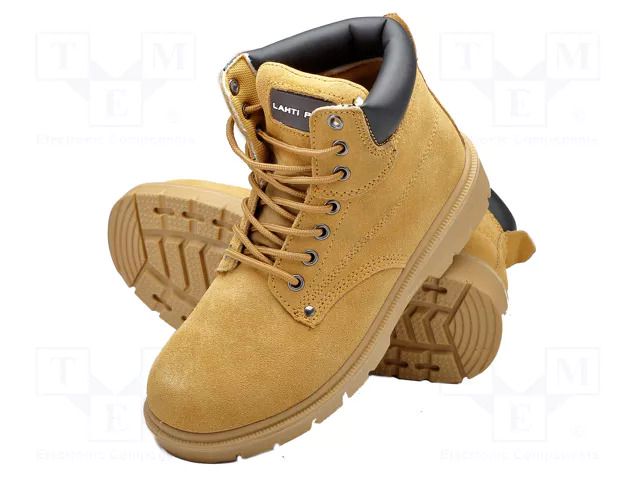Boots; Size: 40; beige-brown; leather,chamois; bad weather,slip LAHTI PRO LAHTI-L3010940