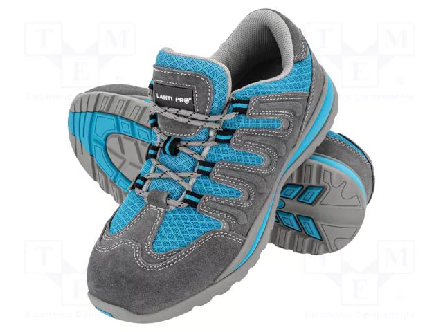 Shoes; Size: 37; grey-blue; knitwear,chamois; Safety cat: S1 LAHTI PRO LAHTI-L3040637
